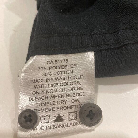 Coal Harbour Black Button Down Long Sleeve Embroidered Shirt, size XL - Picture 4 of 6